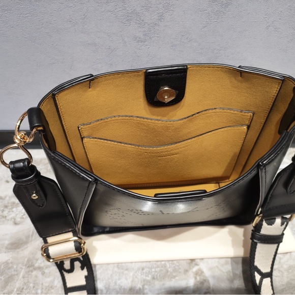 New Stella McCartney Logo CrossbodyBag Black - Picture 6 of 9